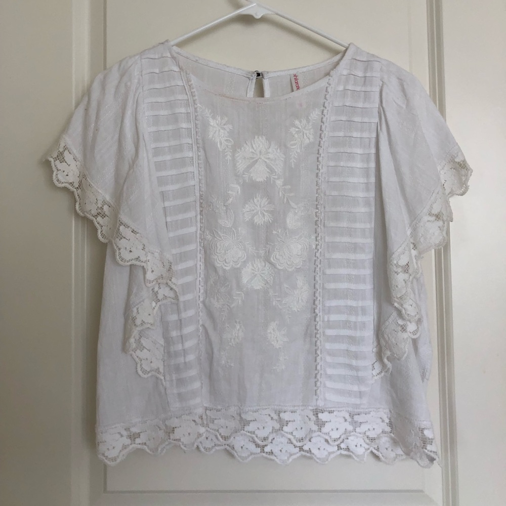 White Target blouse